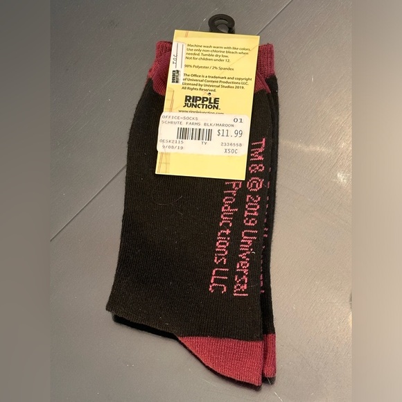 Schrute Beet Farm Socks The Office - Picture 2 of 2